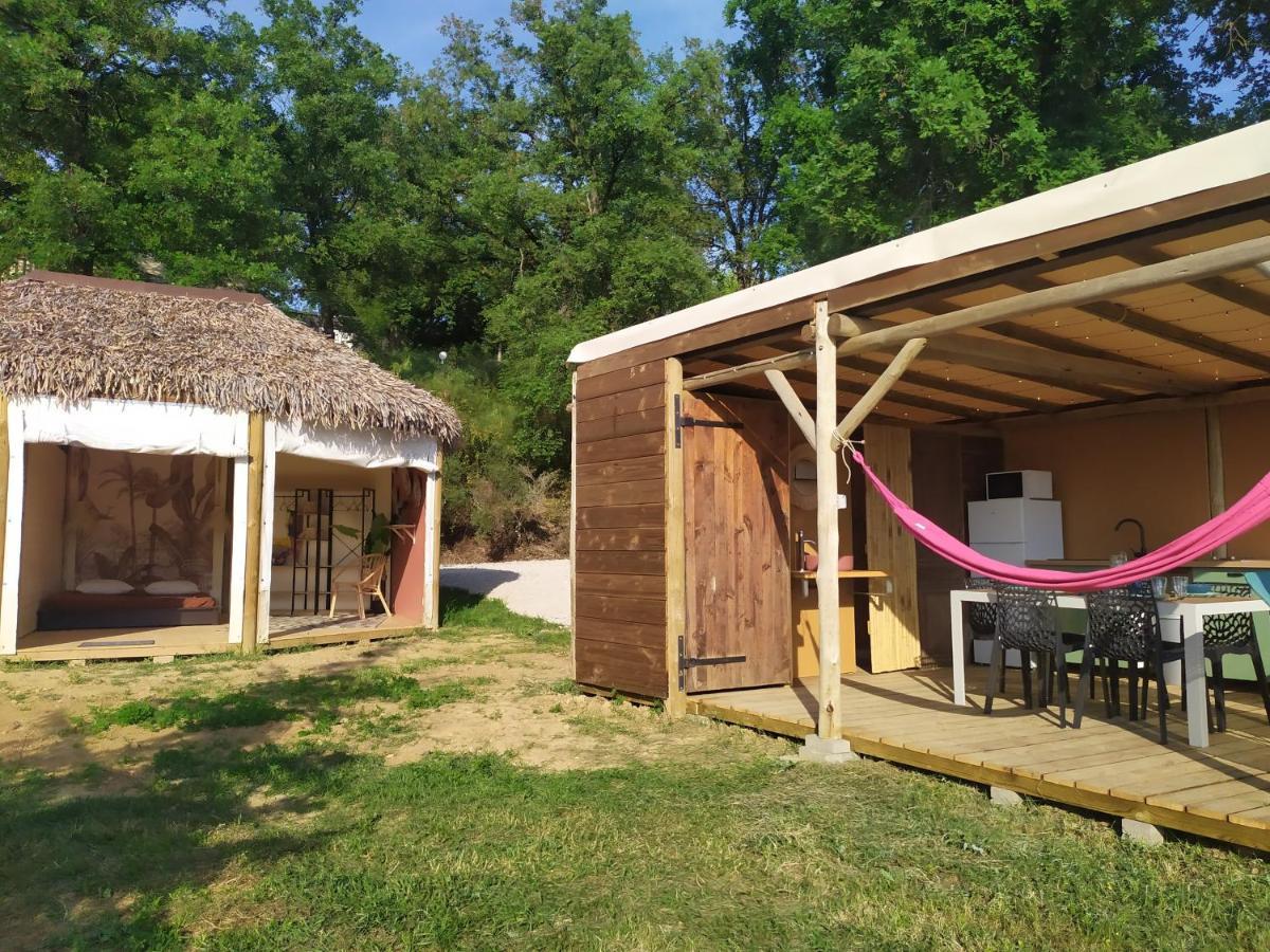 Camping Domaine De Senaud Albon Exterior photo