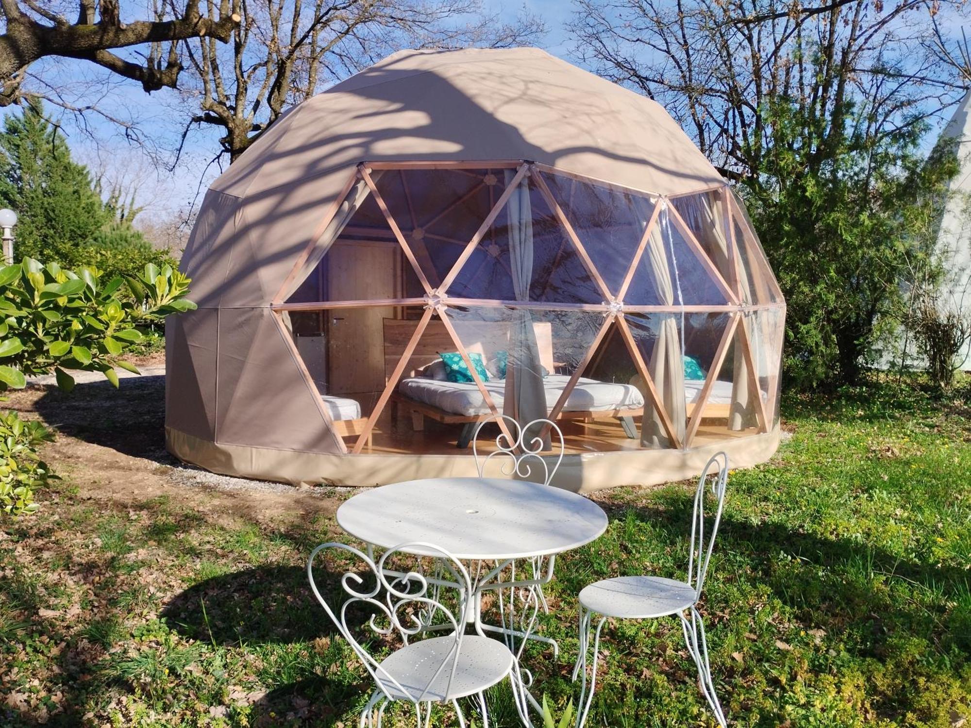 Camping Domaine De Senaud Albon Exterior photo